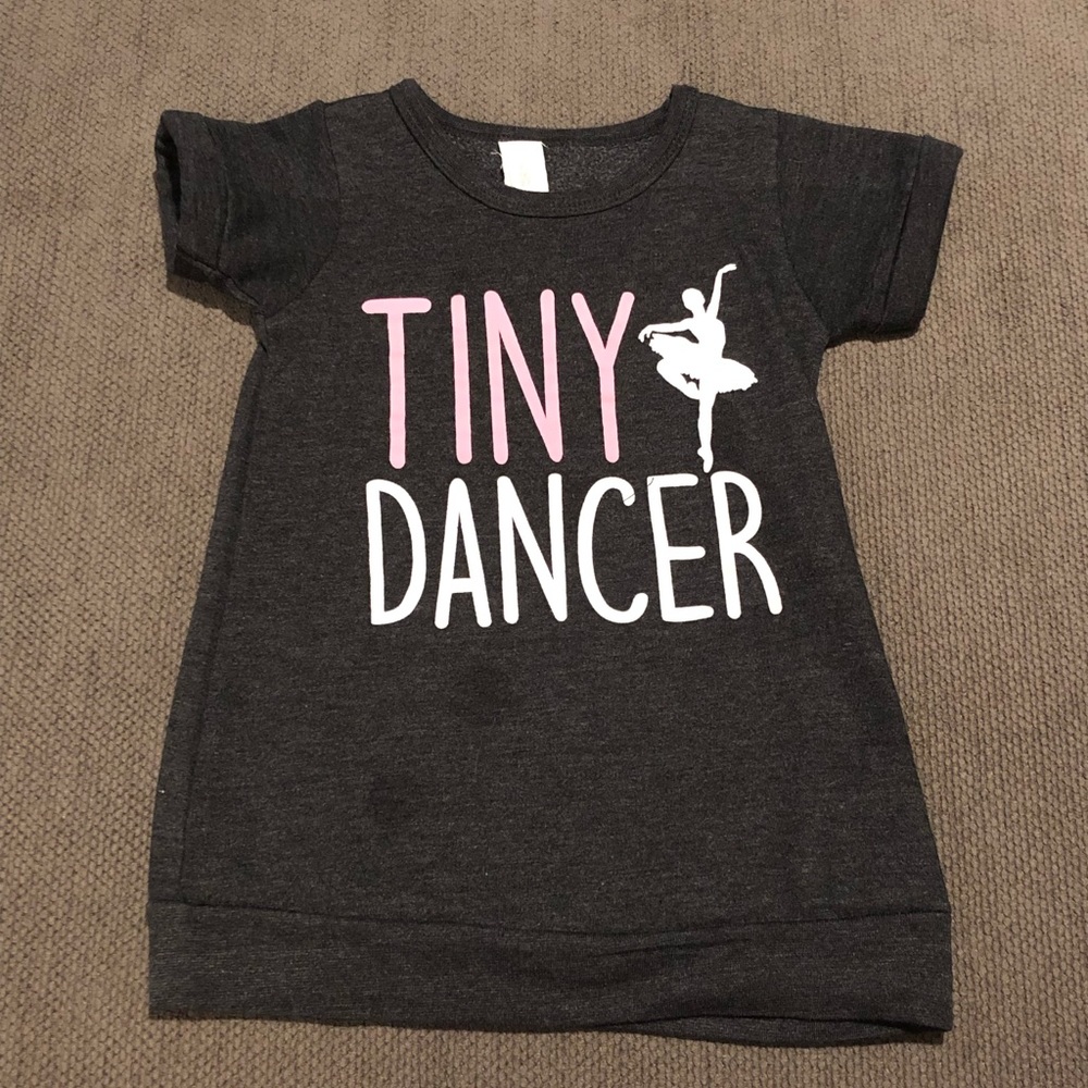 Air Waves, size 3T, grey sweatshirt dress.